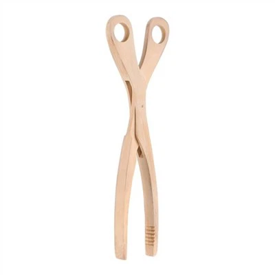 Pinze da porzione in legno per cucina di pane insalata